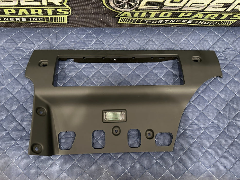 2014 AUDI R8 RIGHT UNDER DASH KICK KNEE PANEL TRIM 423 858 434 A