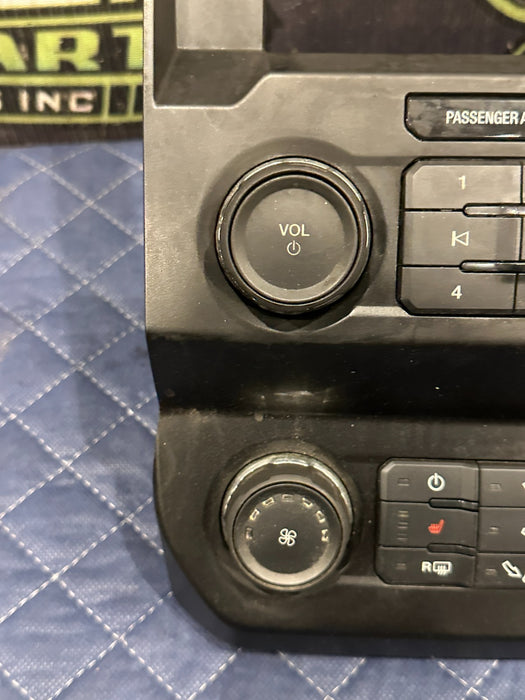 2020 FORD F250 F350 XLT DASH CENTER HVAC CLIMATE CONTROL BEZEL OEM LC3T 18E245