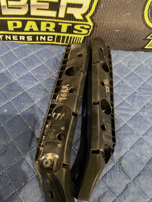 2010 NISSAN 370Z CONVERTIBLE REAR BUMPER RETAINER BRACKET PAIR LH RH OEM