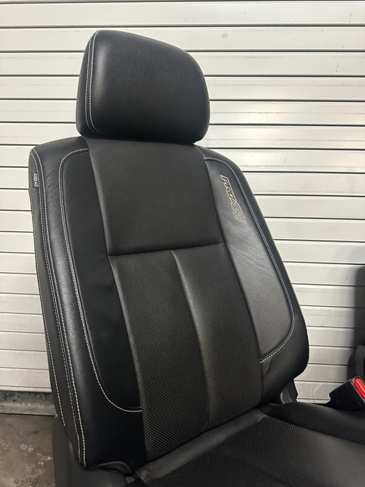 2016-2019 NISSAN TITAN PRO-4X BLACK INTERIOR SEATS CENTER CONSOLE DOOR PANELS
