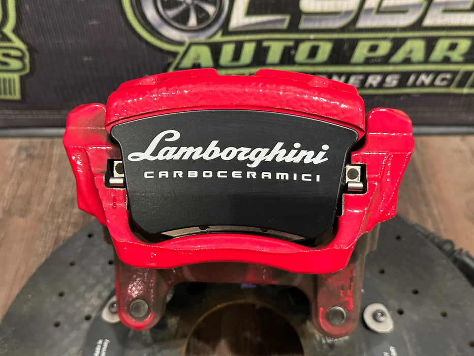 2018-2024 LAMBORGHINI URUS FRONT REAR CARBON CERAMIC BRAKE CALIPERS ROTORS OEM