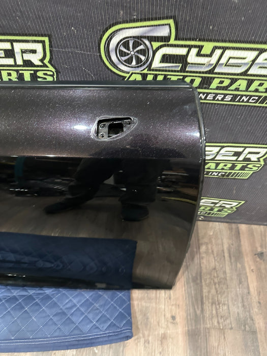2014 AUDI R8 COUPE OEM RIGHT PASSENGER DOOR SHELL BLACK PANTHER CRYSTAL ~READ~
