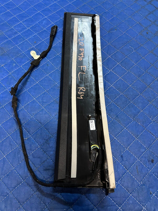 2021 FORD F250 F350 FRONT DRIVER LEFT GLOSS BLACK DOOR B PILLAR TRIM OEM *READ*