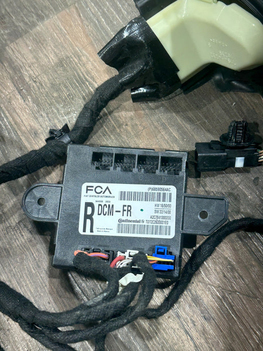 2024 DODGE RAM 3500 LARAMIE FRONT RIGHT DOOR HARNESS OEM 68590564AC