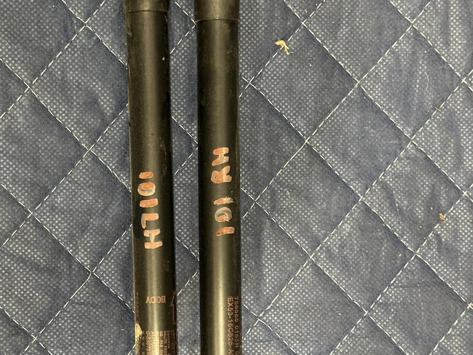 2015 JAGUAR F TYPE R FRONT RIGHT LEFT HOOD STRUTS EX53-16C826-AB