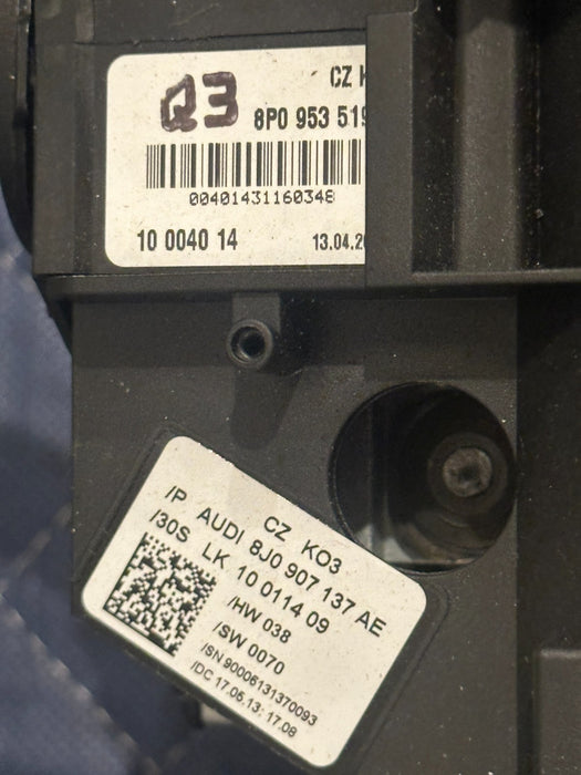 2012 AUDI R8 POWER STEERING COLUMN TRIM LEVER SHAFT 423419501C 423 419 501 C