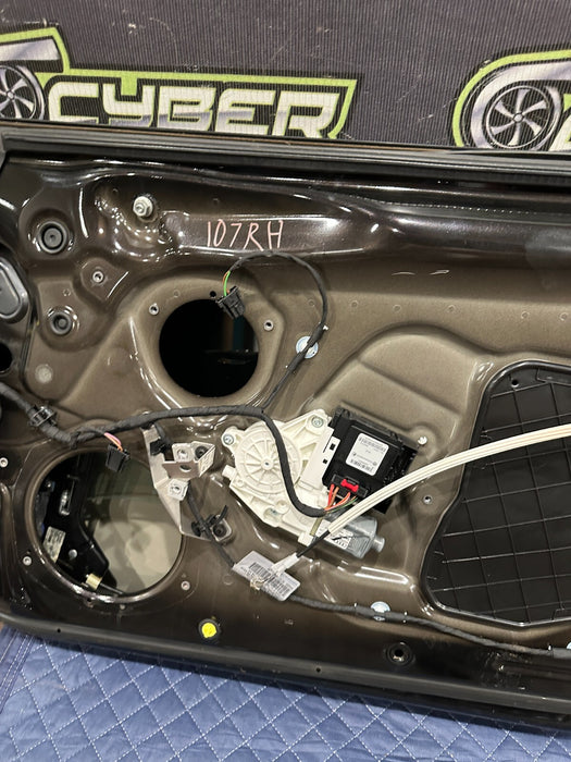 2014 AUDI R8 COUPE OEM RIGHT PASSENGER DOOR SHELL BLACK PANTHER CRYSTAL ~READ~