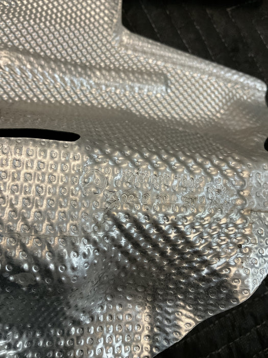 2018-2021 MERCEDES E63S AMG OEM HEAT SHIELD A 213 680 70 03 213 682 39 00
