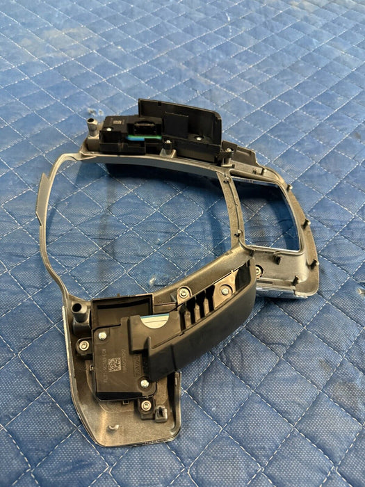 2017-2019 FORD F250 F350 STEERING WHEEL CHROME BEZEL W/ CHANNEL CONTROL BUTTONS