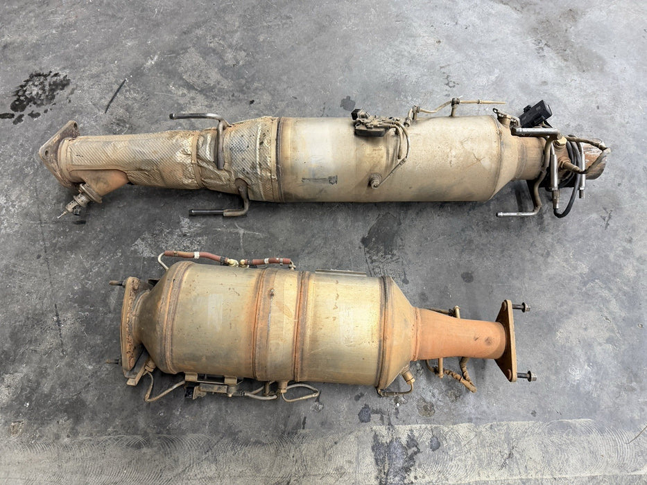 2017 NISSAN TITAN XD PRO 4X DIESEL DPF EXHAUST OEM