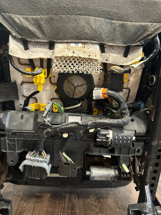 2017-2019 FORD F250 F350 F450 DARK MARSALA RED LEATHER DRIVER SEAT OEM *READ*