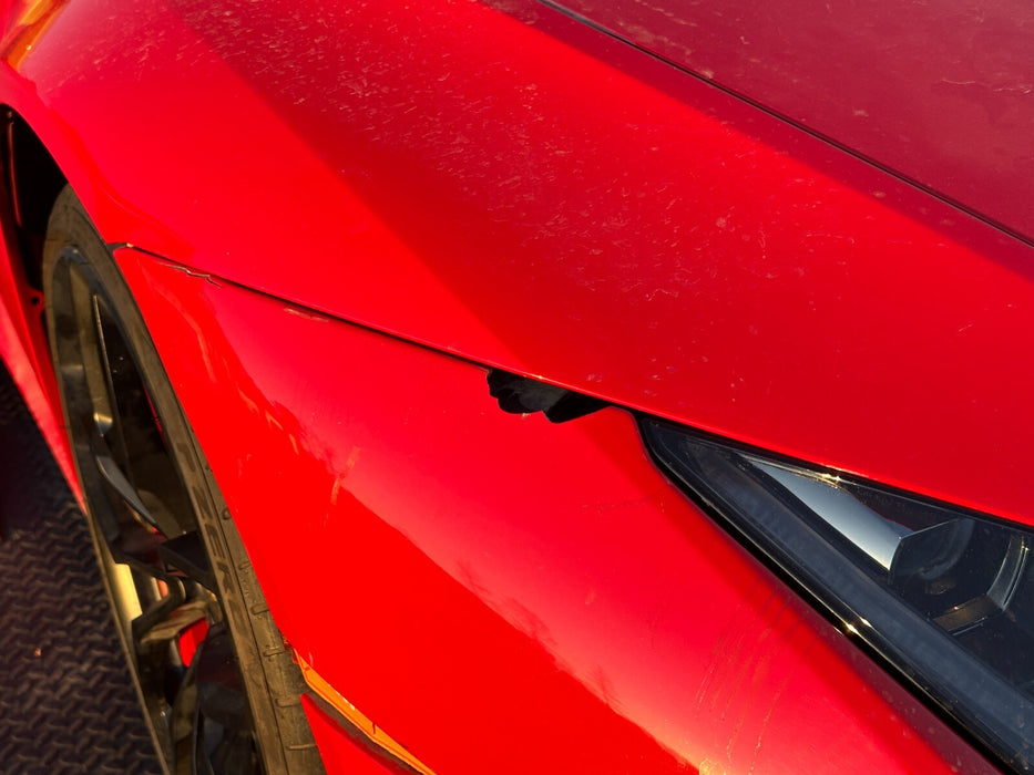 2015 2016 2017 2018 2019 LAMBORGHINI HURACAN LP 610 FRONT BUMPER COVER OEM RED