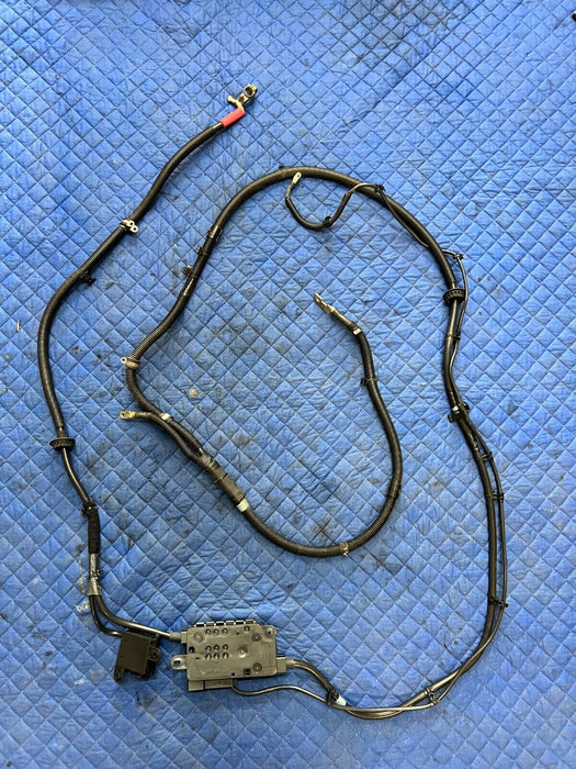 2012 AUDI R8 OEM POSITIVE CABLE & ALTERNATOR STARTER HARNESS 420971225 420971224