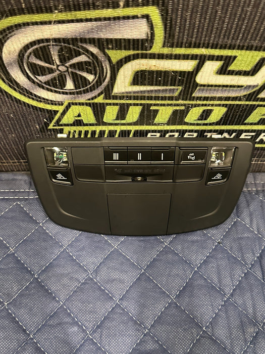 2014 PORSCHE 911 TURBO S OVERHEAD CONSOLE DOME LIGHT ASSEMBLY OEM 99161313108