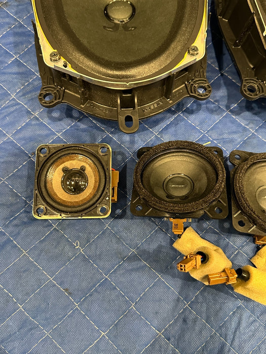 2013 NISSAN 370Z LEFT RIGHT DOOR DASHBOARD BOSE SPEAKER SET OEM