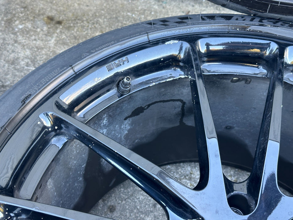 AUDI R8 LAMBORGHINI HURACAN 5X112 HRE P104 WHEELS RIMS 20X12 +46 / 20X9 +38