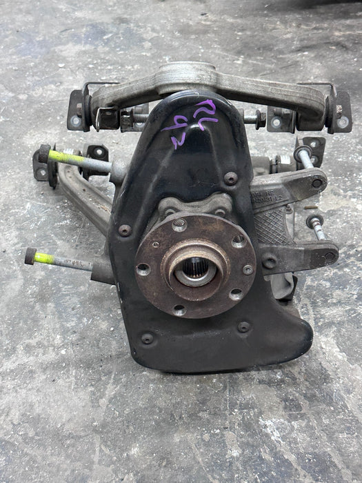 2014-15 AUDI R8 V10 REAR LEFT KNUCKLE SPINDLE ASSEMBLY OEM