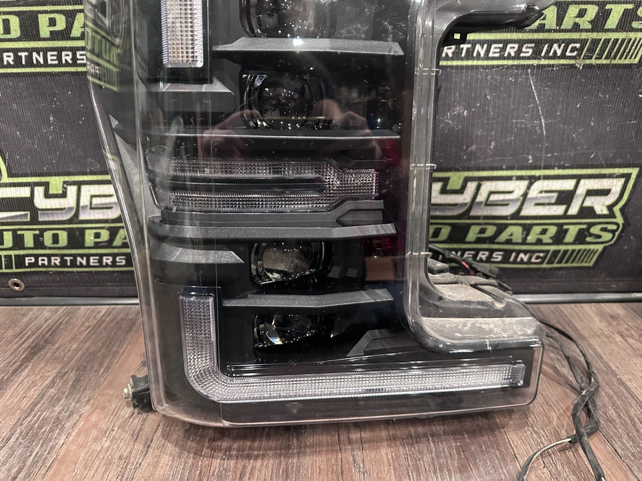 2017-2019 FORD F250 F350 F450 AFTERMARKET MORIMOTO LED RIGHT HEADLIGHT OEM BURNT