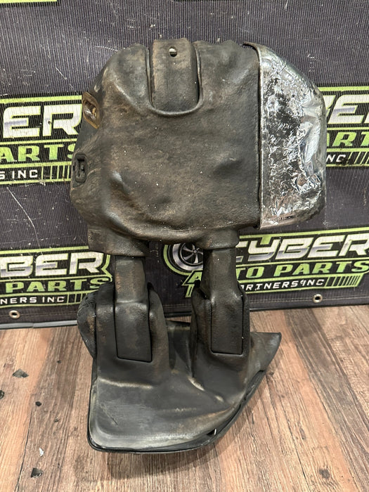 2017-2022 FORD F250 F350 F450 XLT PASSENGER RIGHT TOW MIRROR OEM ~FIRE DAMAGE~