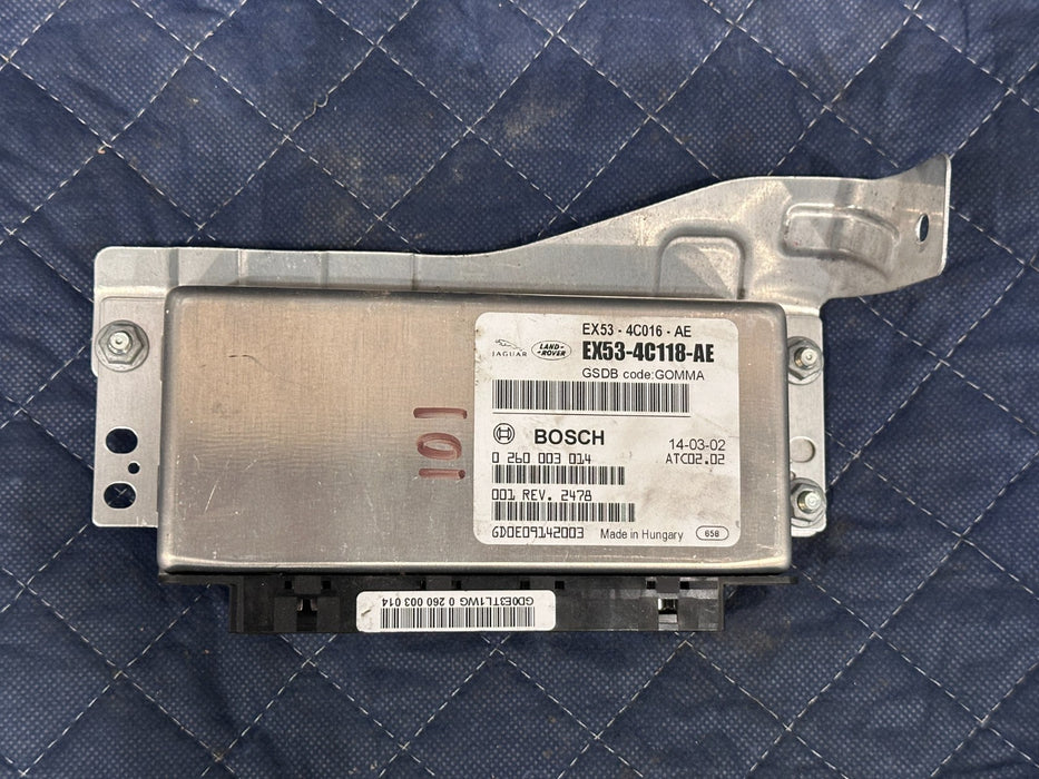 2015 JAGUAR F TYPE R DIFFERENTIAL LOCKING CONTROL MODULE EX53 4C118 AE OEM