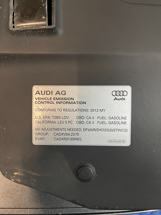 2012 AUDI R8 REAR HATCH DECK TRUNK LID & WINDSHIELD GLASS ASSEMBLY OEM