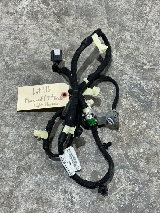 2017-2019 FORD F250 F350 MOONROOF 3RD THIRD BRAKE LIGHT HARNESS OEM HC3T-14A411