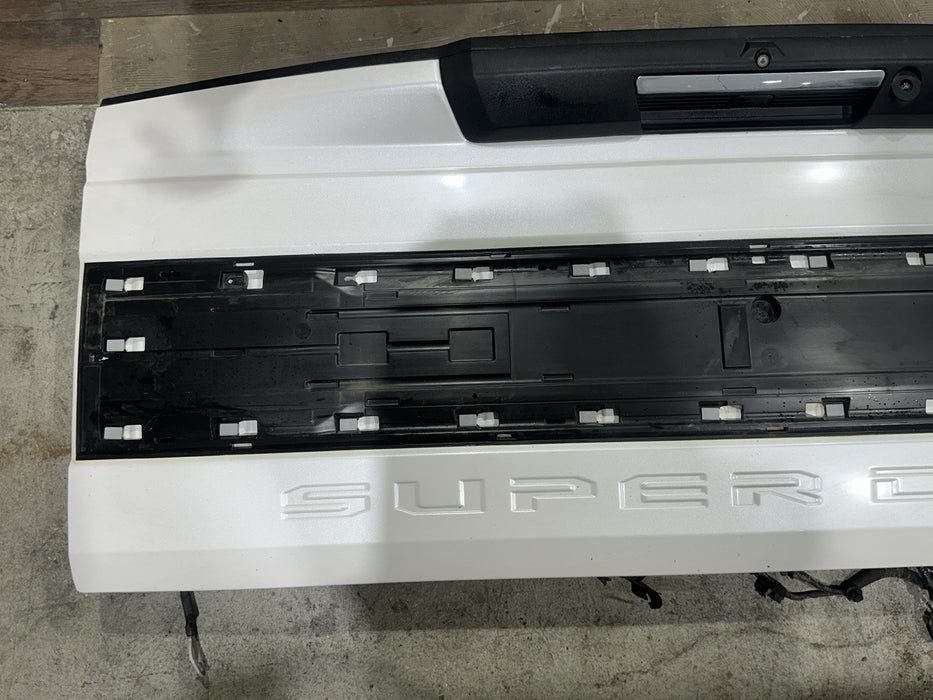 2017-2019 FORD F250 F350 TAILGATE W NO PLAQUE OEM *BENT/WEAR 8,12-14* (UG)