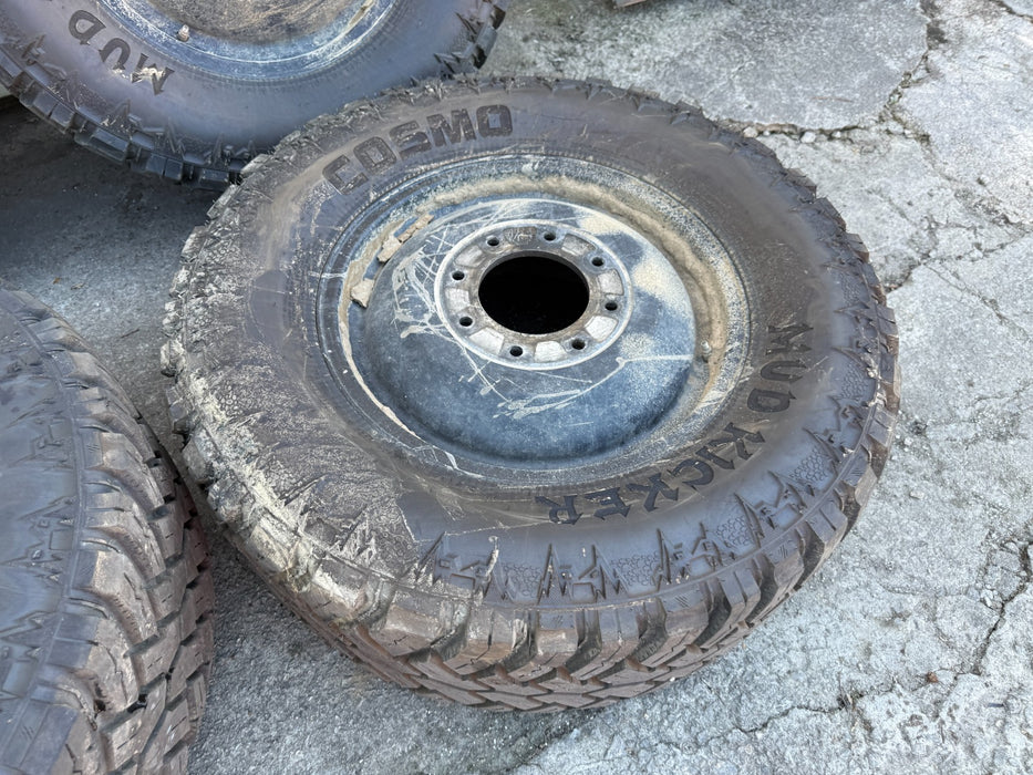 FORD F350 DRW DUALLY FUEL MAVERICK 20" WHEELS 37" MUDKICKER TIRES 8X200