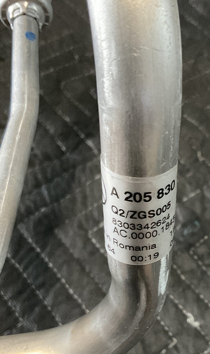 2017 MERCEDES-BENZ C63 AMG CABRIOLET A/C REFRIGERANT SUCTION HOSE 205 830 16 00