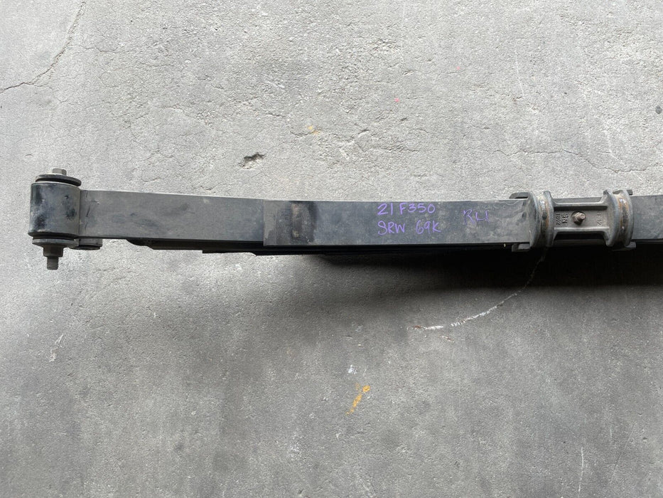 2021 FORD F350 SRW DIESEL PASSENGER RIGHT LEAF SPRING OEM 69K *BENT/READ DESC*