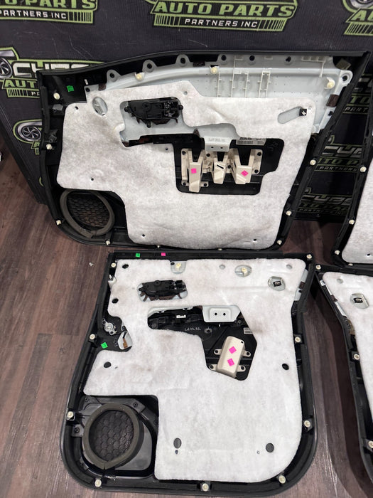 2017 NISSAN TITAN XD RESERVE FRONT REAR BROWN DOOR PANEL SET OEM *FLAWS #10