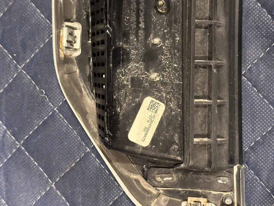 2017 2020 FORD F450 PLATINUM PASSENGER RIGHT CHROME FENDER EMBLEM BADGE OEM