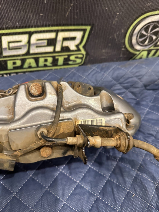 2014 AUDI R8 BREMBO FRONT LEFT CARBON CERAMIC BRAKE CALIPER OEM *READ*