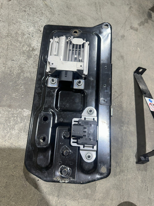 2014 PORSCHE 911 TURBO S BATTERY MOUNT TRAY W BRACKET & MODULES OEM