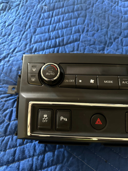 2019 NISSAN TITAN XD A/C HEATER DUAL CLIMATE CONTROL TEMPERATURE 27500 EZ20B