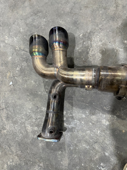 2014 PORSCHE 911 TURBO S 991 Fi Exhaust SYSTEM TITANIUM VALVED