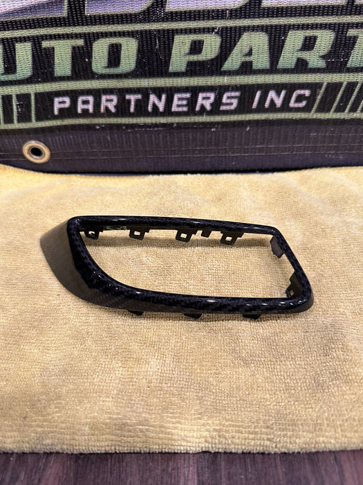 2021 AUDI R8 LEFT DOOR PANEL CARBON FIBER DOOR TRIMS OEM *PPF FLAWS/CF IS GOOD*