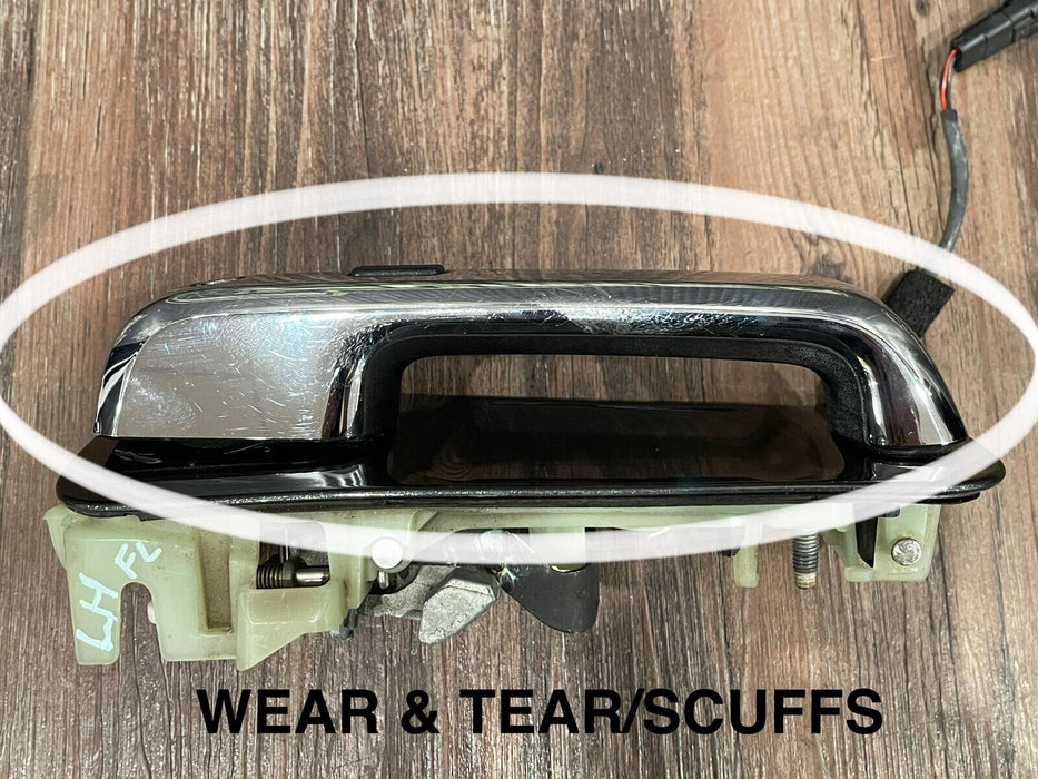 2017-2019 FORD F250 F350 F450 FRONT LEFT DOOR HANDLE OEM *READ* MAGNETIC GRAY J7