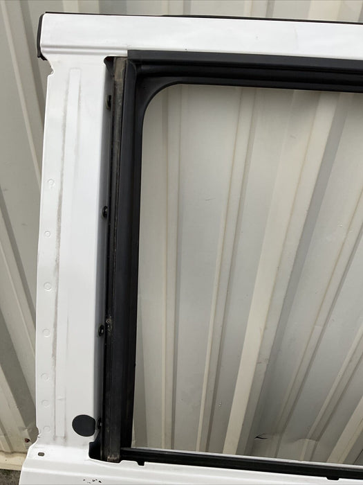 2017-2022 FORD F250 F350 F450 REAR DRIVER DOOR PEARL WHITE (PAINT CODE:UG) OEM