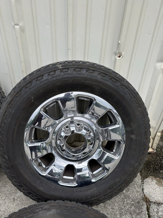 2024 FORD F250 KING RANCH OEM WHEELS RIMS TIRES 20X8 LT275/65/R20 PC3C 1007 BA