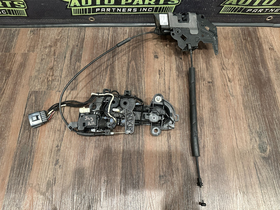 2015 JAGUAR F TYPE PASSENGER RIGHT DOOR LOCK LATCH ASSEMBLY W HANDLE OEM