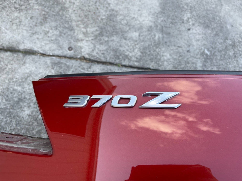 2009-2020 NISSAN 370Z REAR BUMPER COVER COMPLETE MAGMA RED OEM