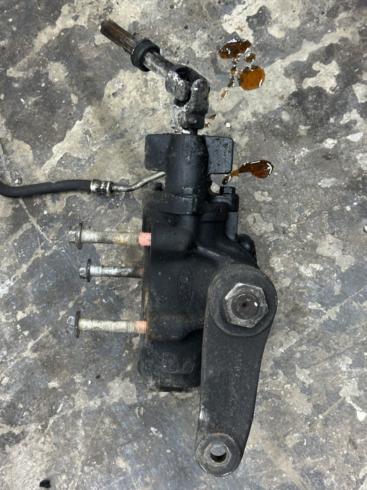 2017 FORD F350 DUALLY PLATINUM 6.7L DIESEL POWER STEERING GEAR BOX OEM