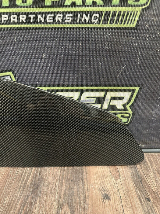 2021 AUDI R8 UPPER DRIVER LEFT CARBON FIBER TRIM OEM *MINOR PPF FLAW*