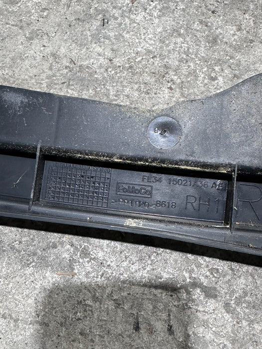 2019 FORD F150 RAPTOR RIGHT SIDE WINDSHIELD COWL EXTENSION OEM FL34 15021 A