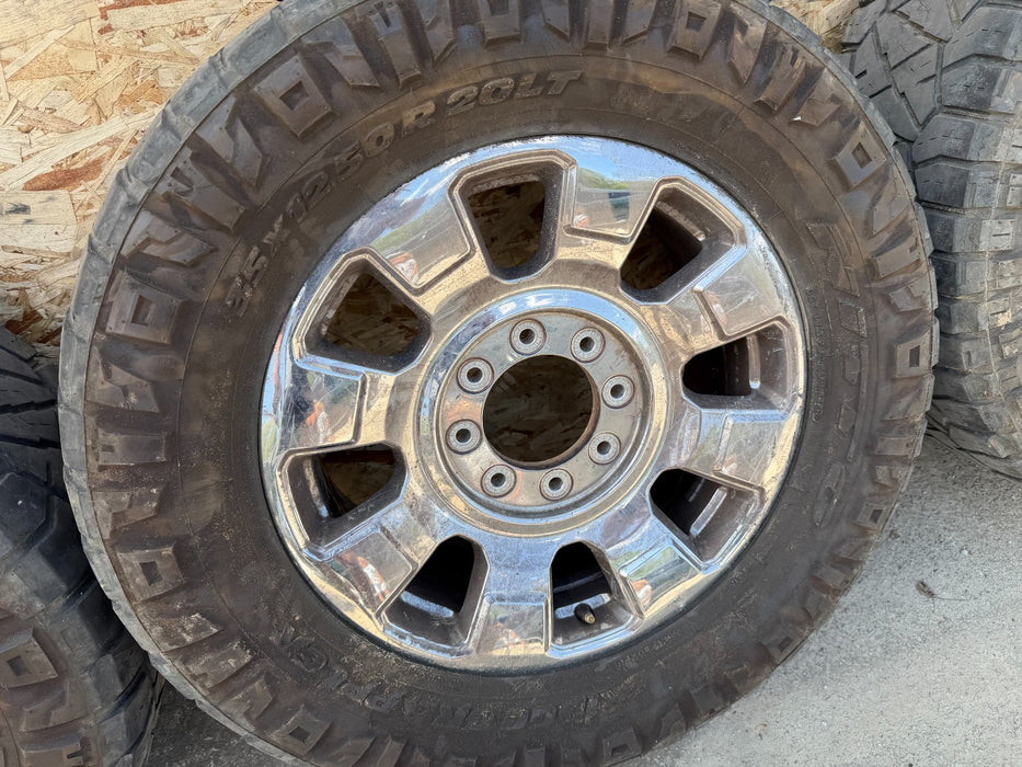 2024 FORD F250 F350 KING RANCH LARIAT FACTORY WHEELS RIMS TIRES 8X170 2005-2026