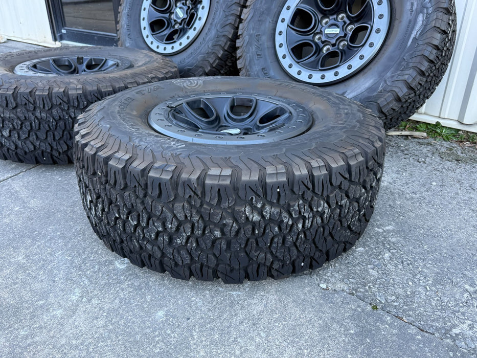 2023 FORD F150 RAPTOR OEM FACTORY TAKEOFF WHEELS TIRES BFGOODRICH 35" TIRES