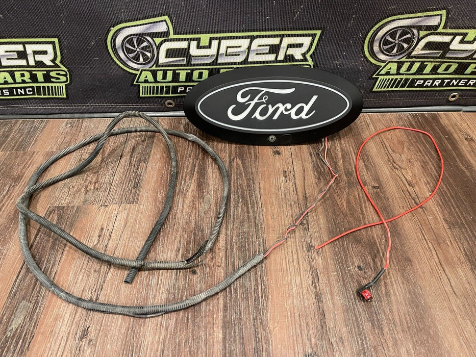 2017-2019 FORD F250 F350 ILLUMINATED LED LIGHT UP GRILLE EMBLEM W CAMERA /WIRING