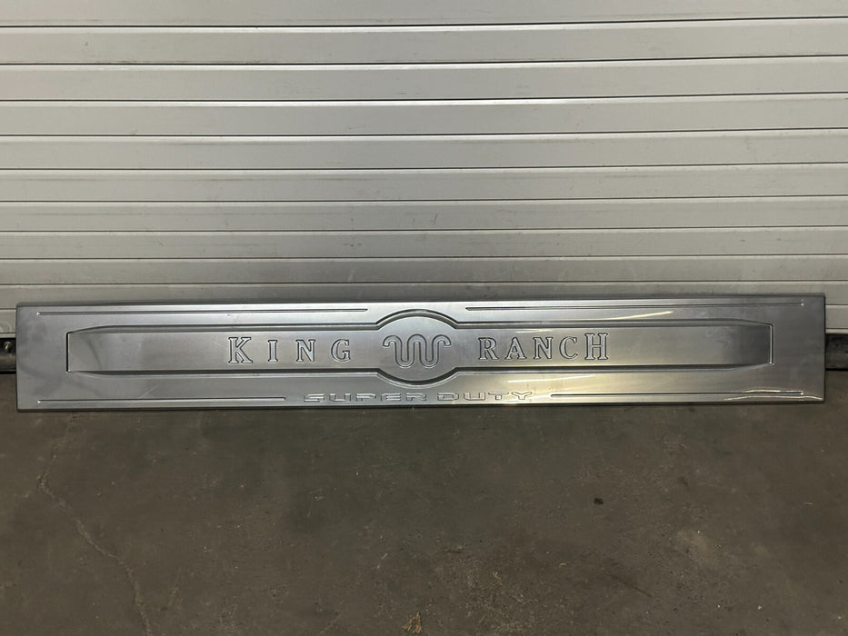 2017-2022 FORD F250 F350 F450 KING RANCH TAILGATE APPLIQUE PLAQUE TRIM PANEL OEM