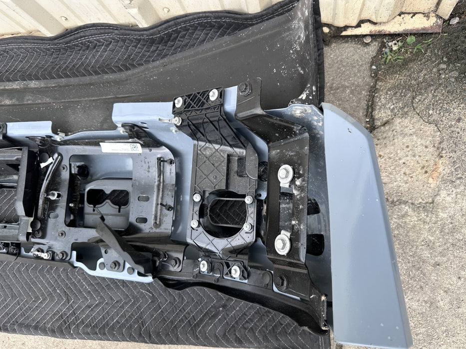 2023  2024 2025 FORD F450 FRONT BUMPER ASSEMBLY GLACIER GRAY~SCRATCHES~